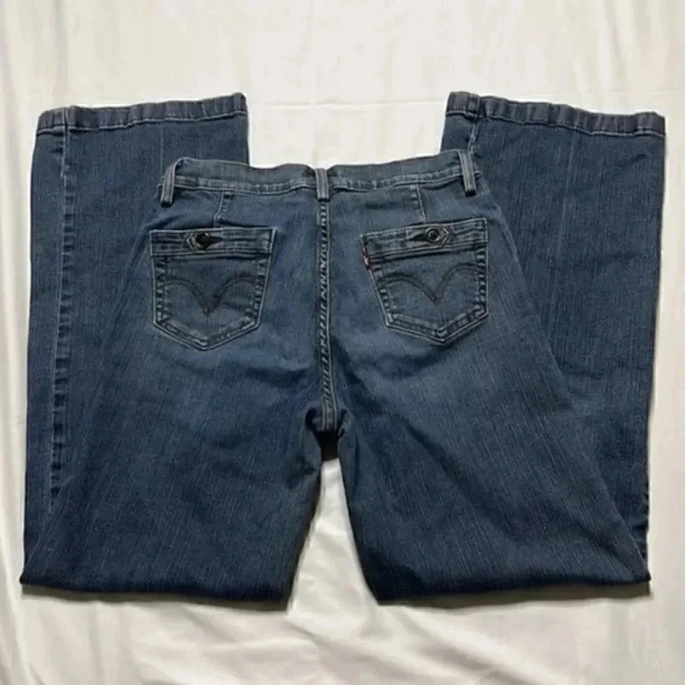 EUC Levi’s "Genuinely Crafted" line: medium wash "perfect slimming" bootcut